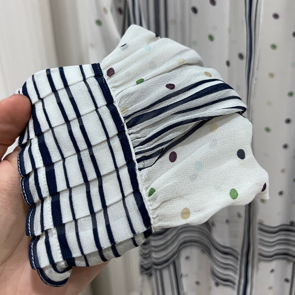 Massimo Dutti Lightweight Mesh Button Up Blouse - image 6